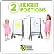preview thumbnail 20 of 21, Peek A Boo Adjustable Height Art Easel