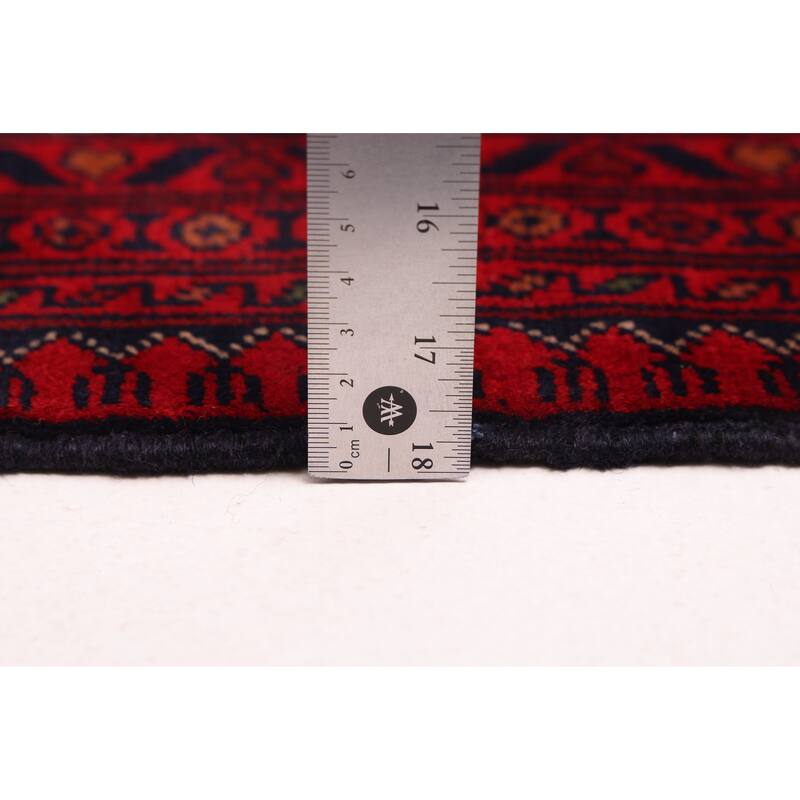 ECARPETGALLERY Hand-knotted Finest Khal Mohammadi Red Wool Rug - 4'9 x 6'5