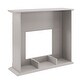 preview thumbnail 7 of 26, SEI Furniture Chase Contemporary Grey Wood Electric Fireplace