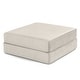 preview thumbnail 68 of 179, Jaxx Unsofa Modular Convertible Sectional Sofa with Fold Out King Sleeper Bed Ottoman. - Performance Microvelvet Ivory