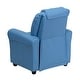 preview thumbnail 123 of 189, Contemporary Kids Recliner with Cup Holder and Headrest - 24"W x 21.5" - 36.5"D x 27"H