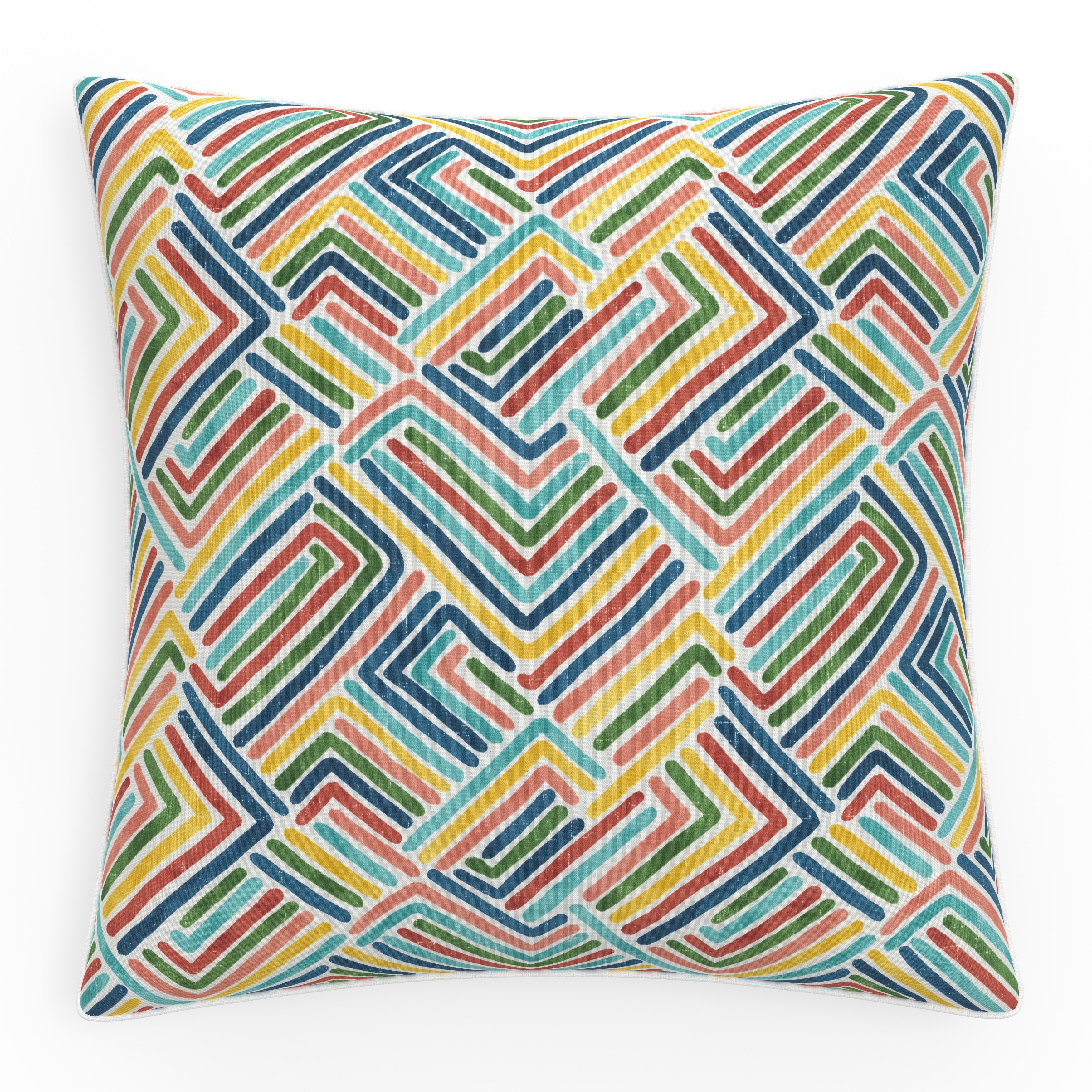 Pillow Perfect Outdoor/Indoor 100% Polyester Throw Pillow, Weather Resistant, Fade Resistant