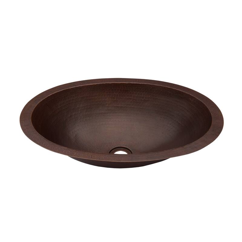 Miseno Oval 14" Copper Drop-In or Undermount Bathroom Sink