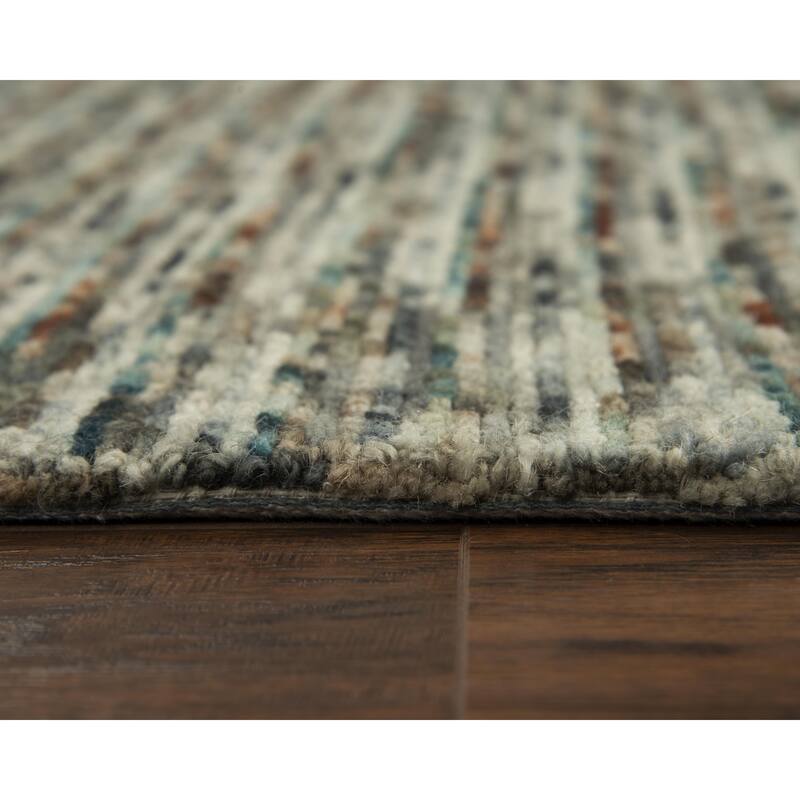 Alora Decor Laine Collection Stripe Casual Area Rug