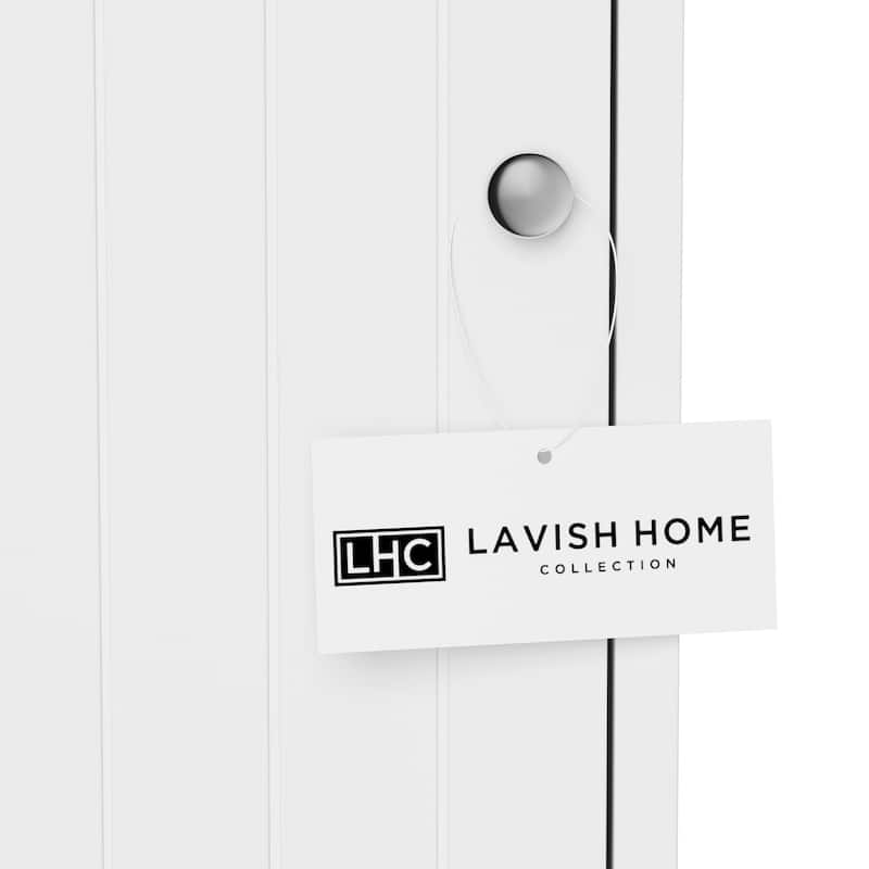 Lavish Home Modern Wall and Floor Spacesaver Bathroom Storage Cabinet