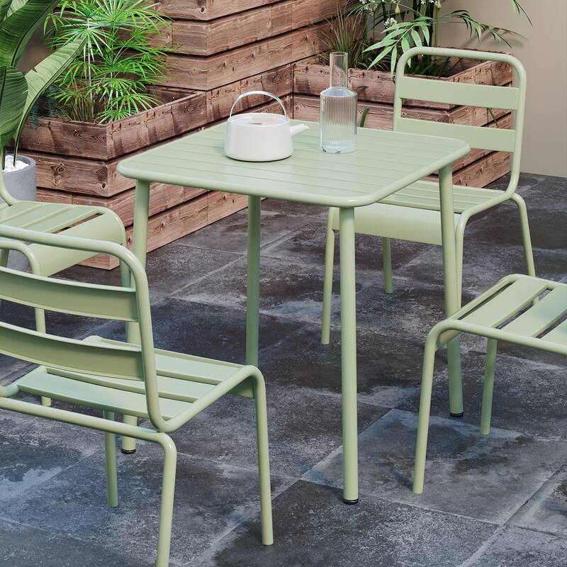 Sera square table outdoor courtyard table villa open air dining table waterproof table retro American modern