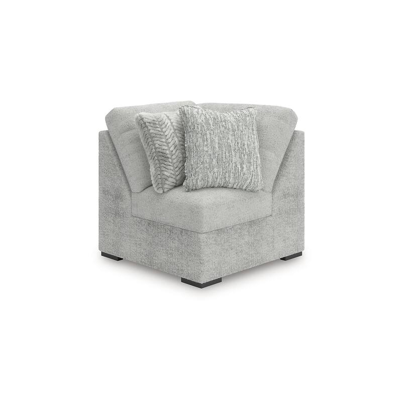 Signature Design by Ashley Snodoodle Gray 6-Piece Sectional with Chaise - 156" W x 113" D x 40" H