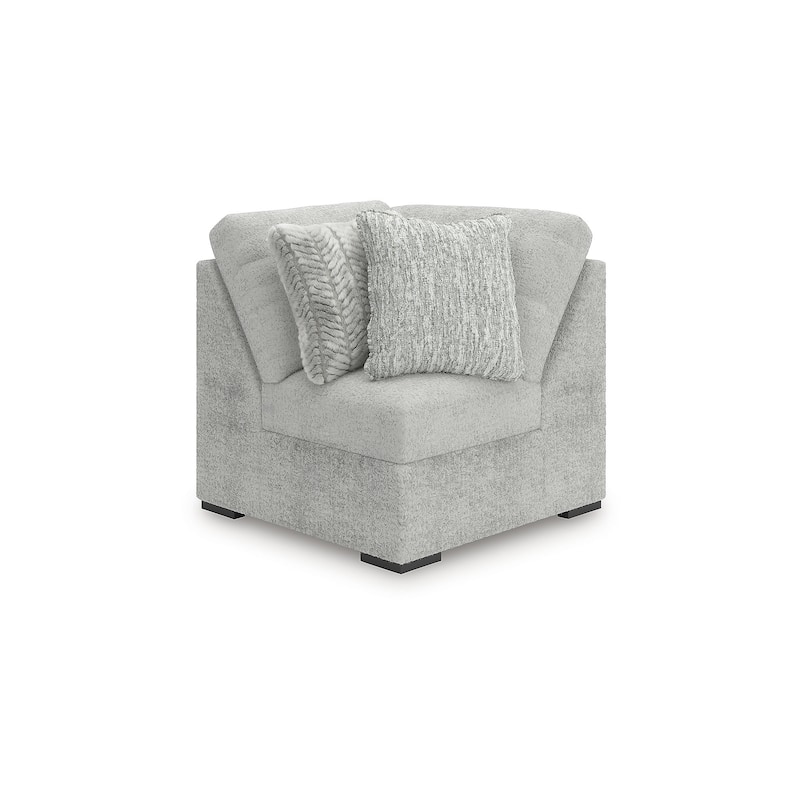 Signature Design by Ashley Snodoodle Gray 8-Piece Sectional - 144" W x 113" D x 40" H