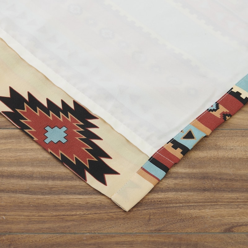Greenland Home Fashions Red Rock Curtian Panels (Set of 2) - 84 W x 84 L