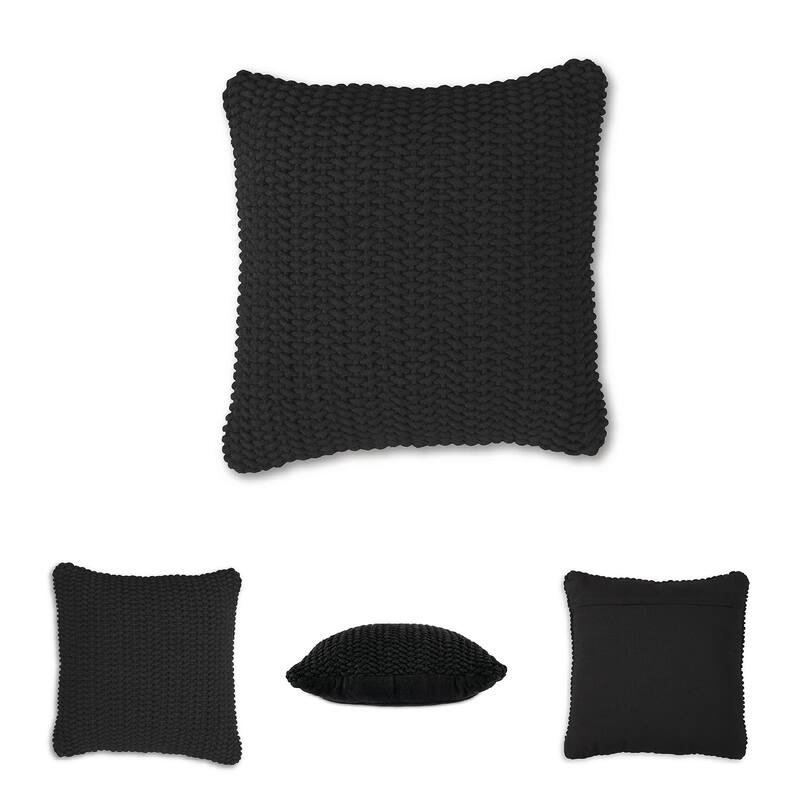 Signature Design by Ashley Renemore Black Pillow (Set of 4)