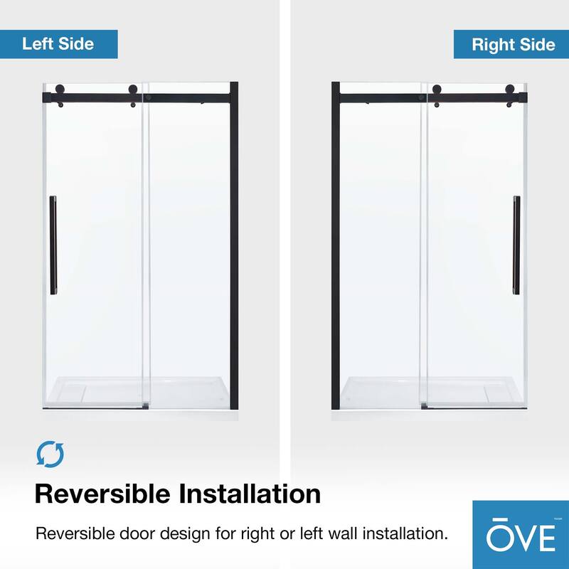 OVE Decors Bel Soft-Close Frameless Sliding Soft Close Shower Door