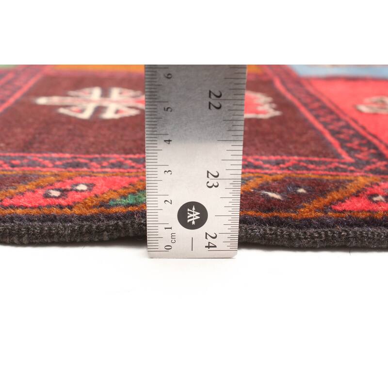 ECARPETGALLERY Hand-knotted Teimani Dark Navy Wool Rug - 2'11 x 4'6