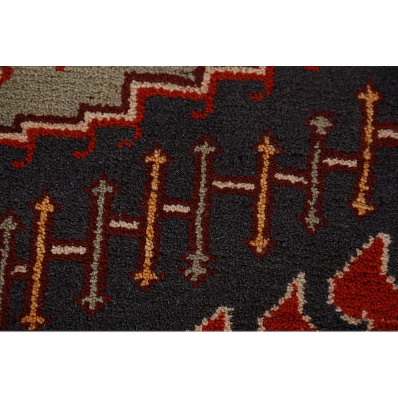 Palace Size Red Viss Indian Large Rug Handmade Wool Carpet - 12'2"x 17'9"