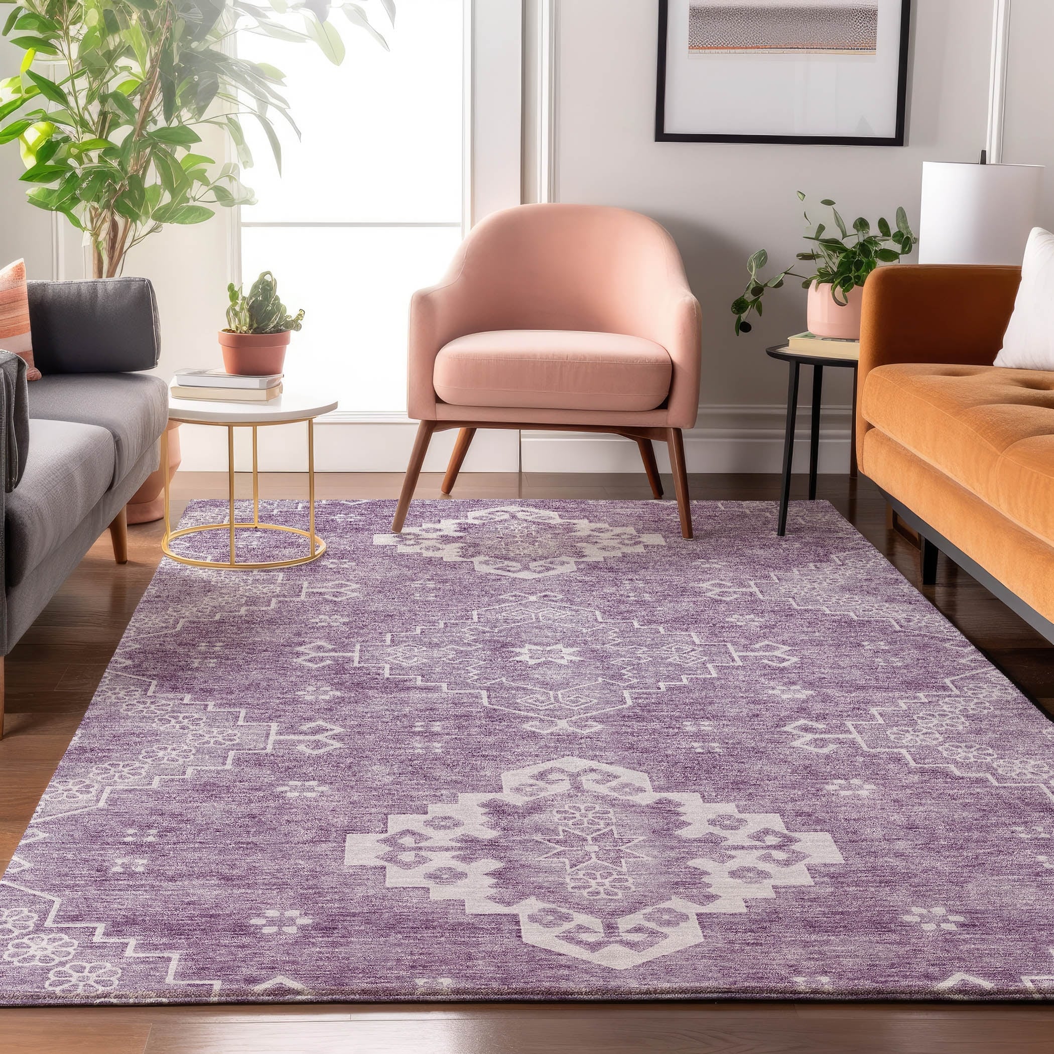 Premium Washable Super Soft Boho Global Mayfield Rug