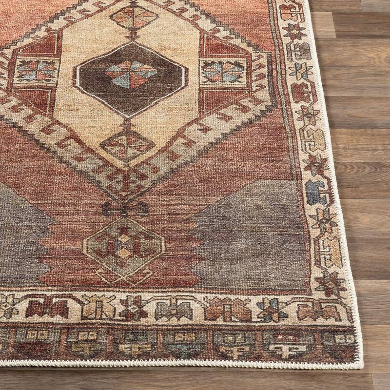 Livabliss Traditional Antiquity Medallion Area Rug
