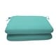Thumbnail 11, 18-inch Square Solid-color Sunbrella Outdoor Seat Cushions (Set of 2). Changes active main hero.