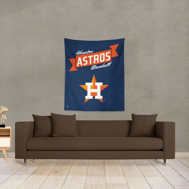 MLB Premium Astros Printed Wall Hanging - 34"x40"