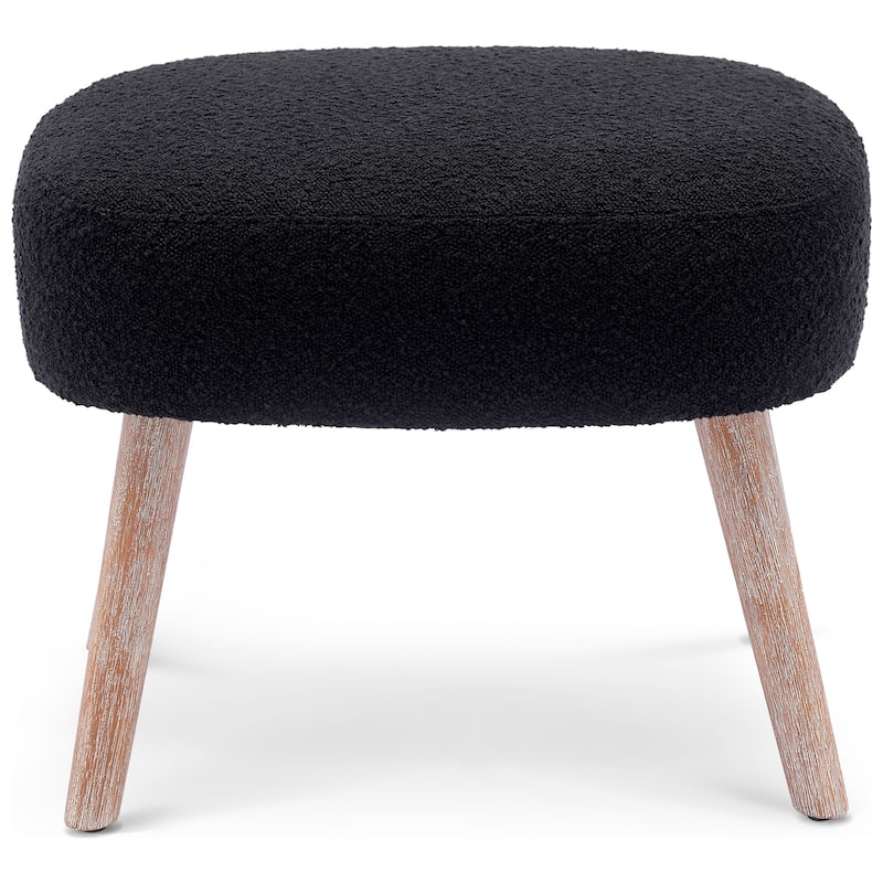 Boucle Polyester Upholstered Living Room Set - Stain Resistant (2-Piece Set)