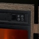 preview thumbnail 13 of 11, 68" Farmhouse Dark Brown Electric Fireplace TV Stands Console for 78-inch TV with Remote