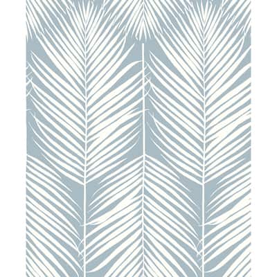 Seabrook Designs Palm Silhouette Prepasted Wallpaper