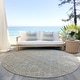 preview thumbnail 75 of 135, Machine Washable Indoor/ Outdoor Ombre Trellis Chantille Rug