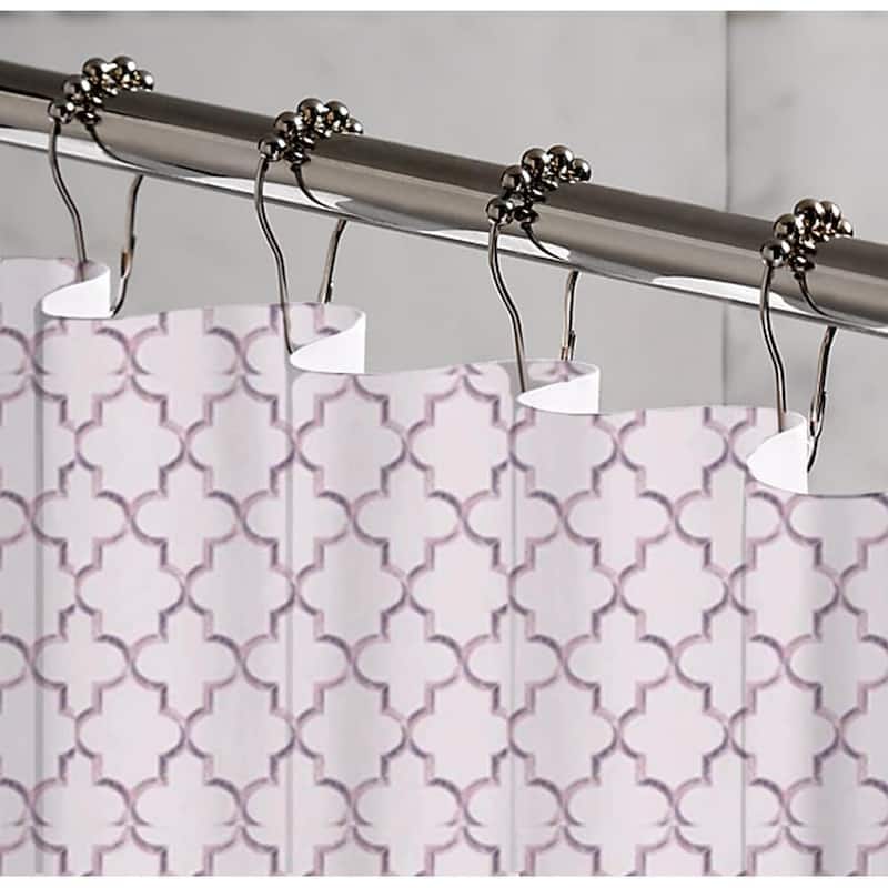 A1HC Water Repellent Printed Organic Cotton Shower Curtain 72"X72"