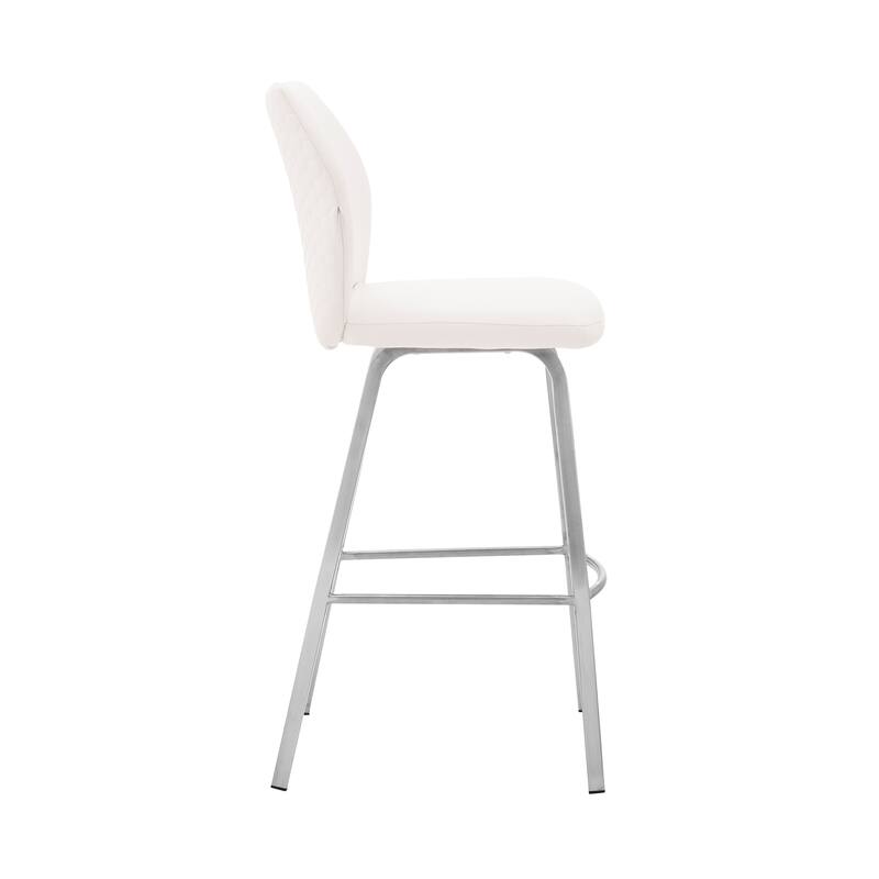 Tandy Faux Leather and Metal Bar or Counter Stool