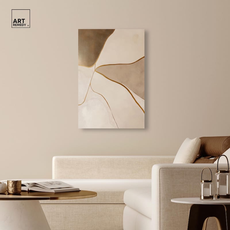 Taupe Terrain II Canvas by Art Remedy, Gallery Wrapped
