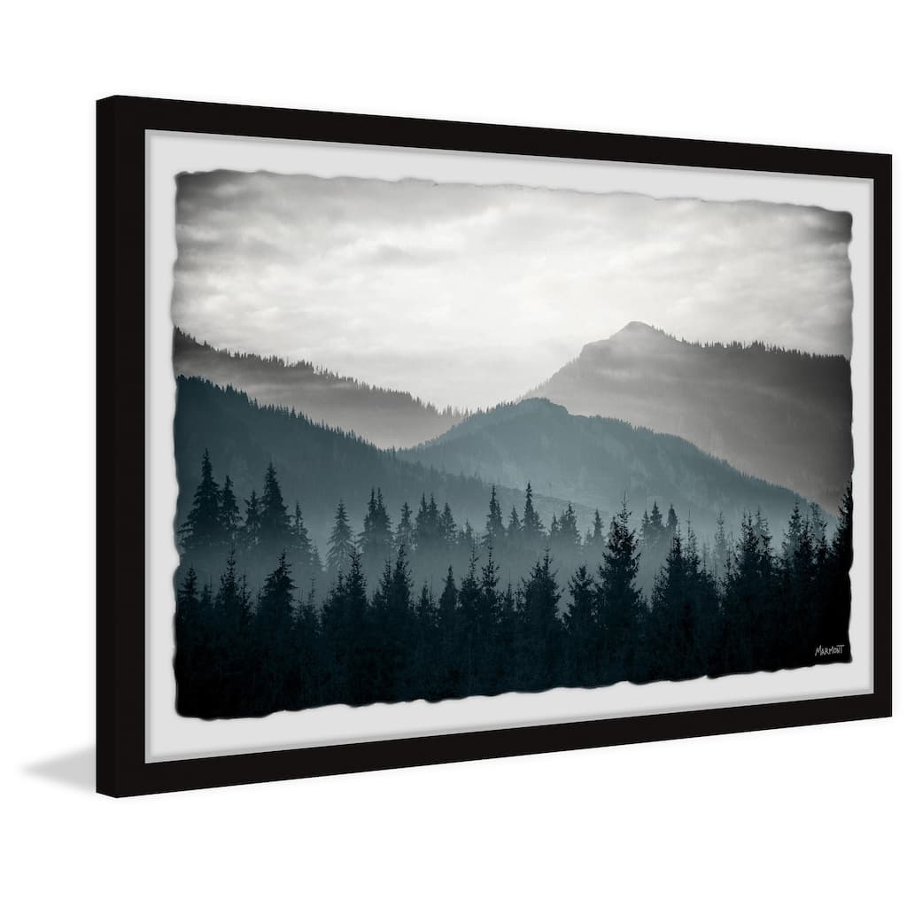 'A Night on the Mountain' Framed Painting Print