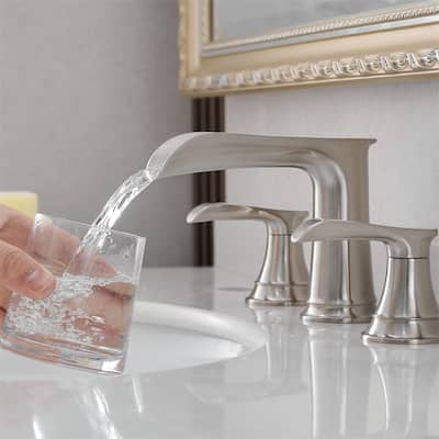 Bathroom Faucets for Sink,3 Hole 8" Widespread Bathroom Sink Faucet