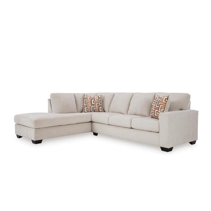 Signature Design by Ashley Aviemore 2-Piece Sectional with Chaise - 110"W x 90"D x 37"H