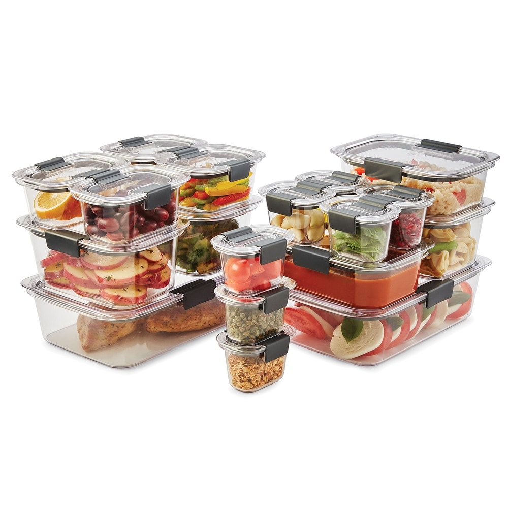 Rubbermaid Premier Easy Find Lids Meal Prep and Food Storage Containers,  Set of 6, Grey - Bed Bath & Beyond - 31002720