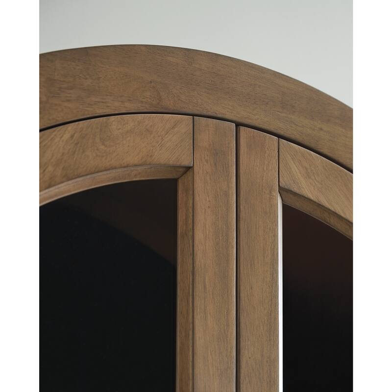 Signature Design by Ashley Dagandale Brown/Black Accent Cabinet - 40" W x 16" D x 74.13" H