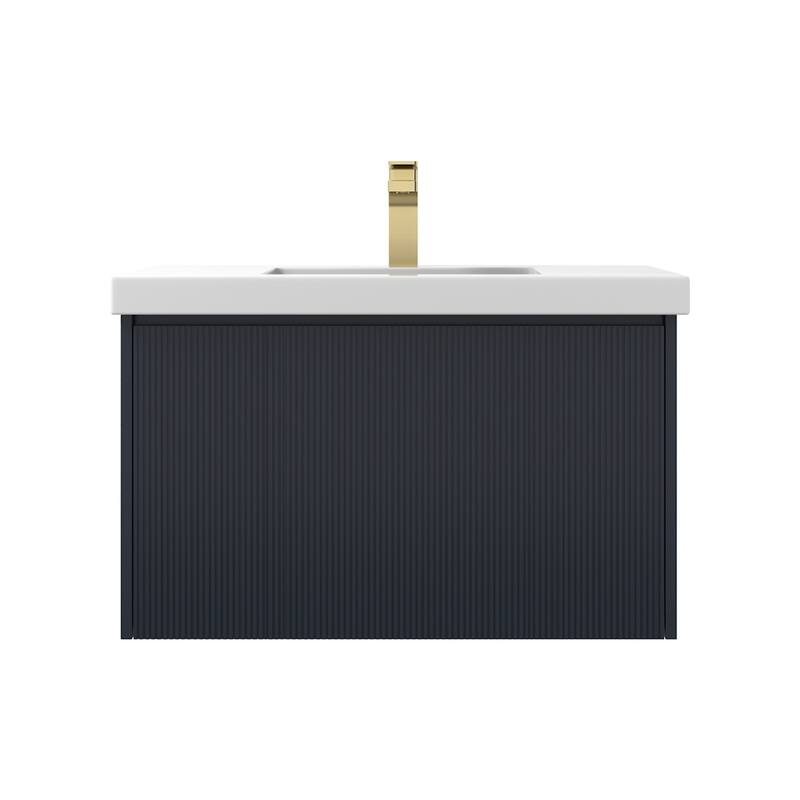 Floating Bathroom Vanity with Sink, Wall Mounted Vanity