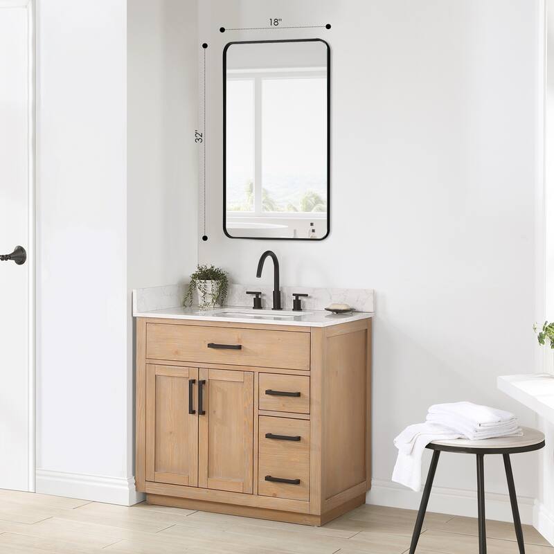 Altair Nettuno Bathroom/Vanity Aluminum Framed Wall Mirror