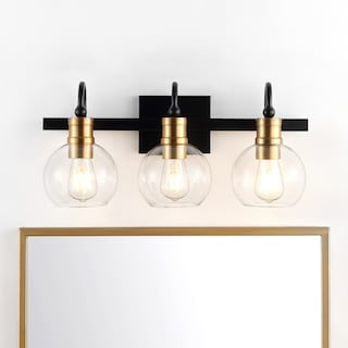 Kurtz Iron/Glass Rustic Vintage LED Vanity Light, by JONATHAN  Y