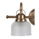 preview thumbnail 53 of 113, Shirley Metal/Glass LED Vanity Light, by JONATHAN Y