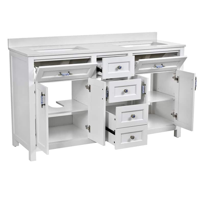 Acroma - 60'' Double Bathroom Vanity