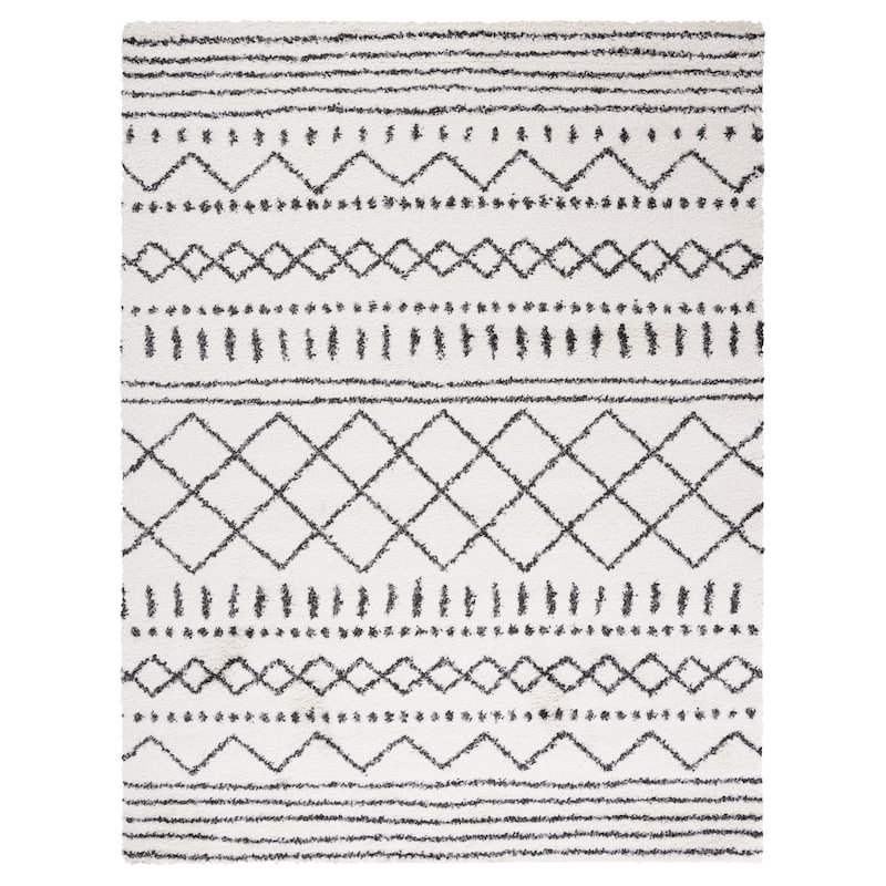 SAFAVIEH Arizona Shag Lotta Moroccan 1.2-inch Thick Rug