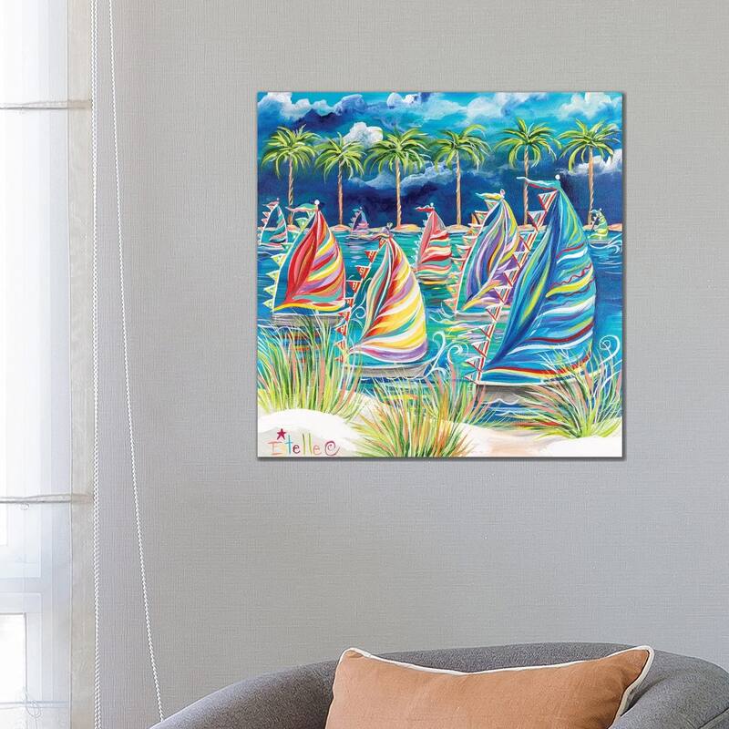 iCanvas "Come Sail Away" by Estelle Grengs Canvas Print - 26x26x1.5