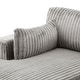preview thumbnail 22 of 150, 42" W Plush Corduroy Upholstered Chaise Lounge Sleeper for Living