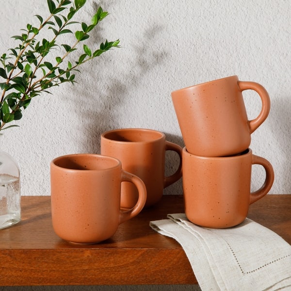 Bloomhouse Corcisa Clay 4 Piece 18oz Mug Set - Bed Bath & Beyond - 41683097