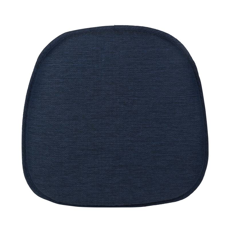 Klear Vu Gripper Non-Slip Mid Century Modern Shell Dining Chair Upholstered Cushion