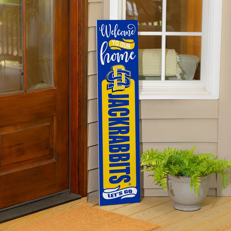 47" Double Sided Seasonal Porch Leaner, South Dakota State University - 47" x 11.25"