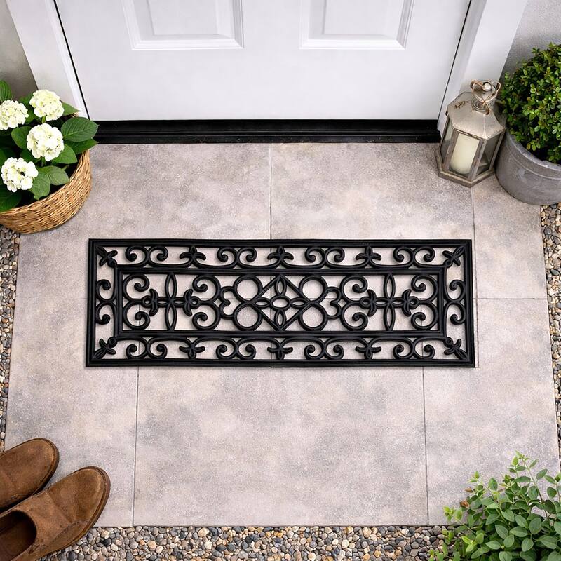 Rubber Stair Treads Doormat Non-Slip Weather-Resistant - 1 Mats
