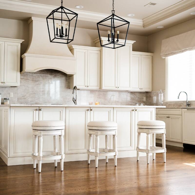 Maven Lane Pullman Backless Swivel Kitchen Stool