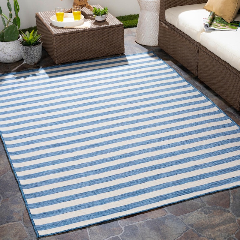 Kermie Country Stripe Indoor / OutdoorArea Rug