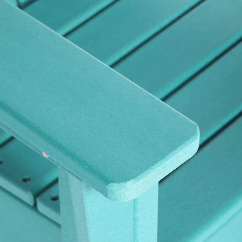 Laguna Kids Outdoor Poly Adirondack Chair With Side Table 3-Piece Set