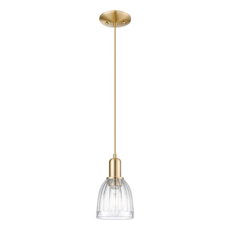 Innovations Lighting Endless Possibilities Arcadia - Brookfield - 1 Light 6" Cord Hung Mini Pendant - Clear/Champagne Bronze