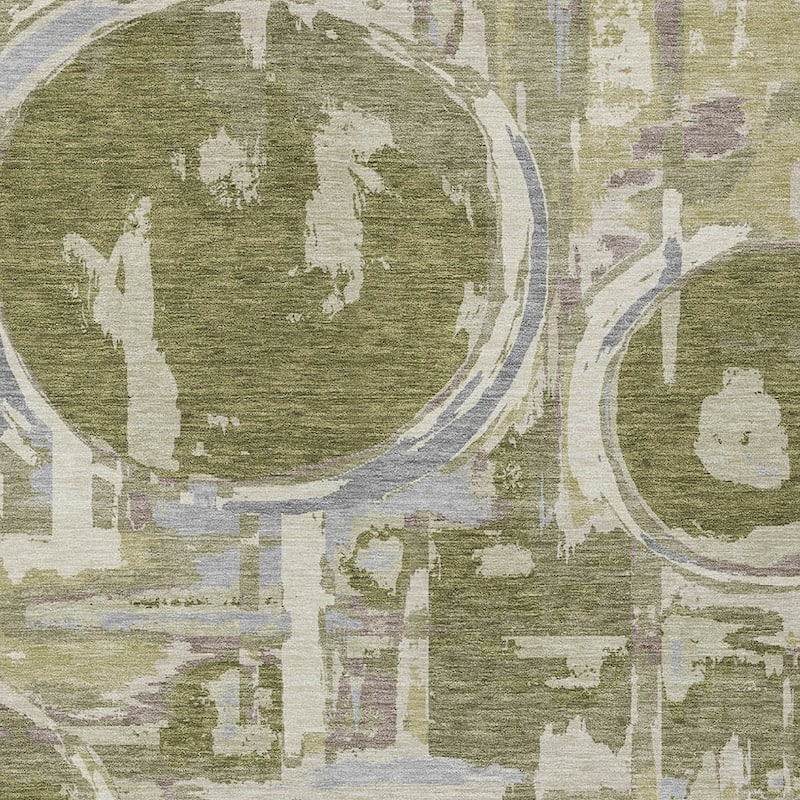 HomeRoots Geometric Transitional Rectangle Outdoor Rug